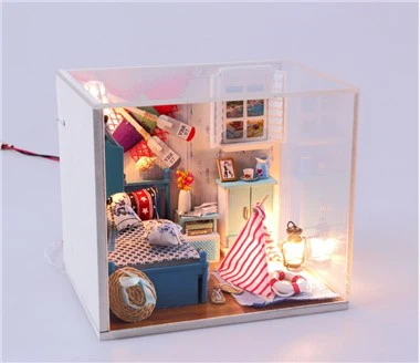 Hongda Diorama Kit מיניאטורי שולחן וכיסאות